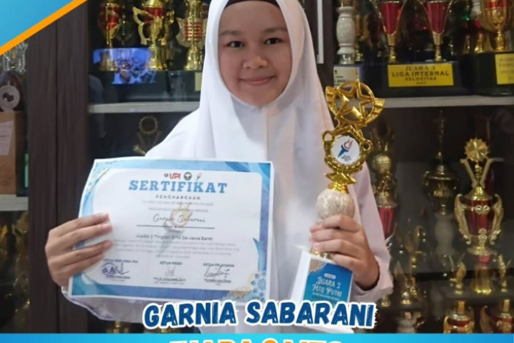 Garnia Sabarani Juara 2 MTQ Tingkat SMA Se-Jawa Barat 2025