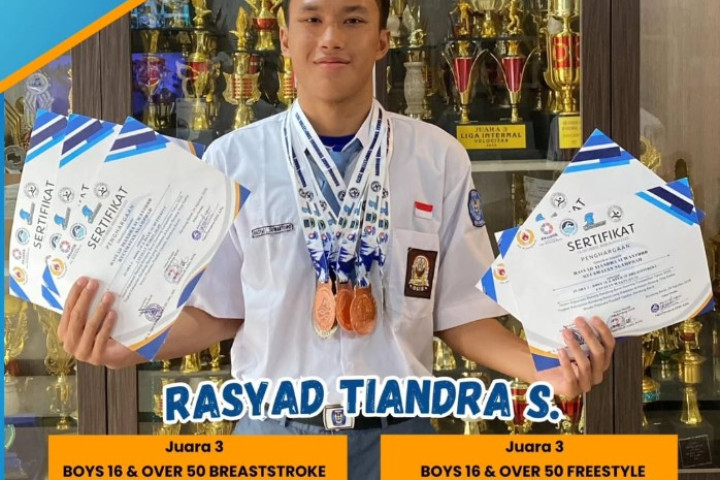 Rasyad Tiandra S. Peraih Medali Kejuaraan Renang Bandung Barat Swimming Competition 2025