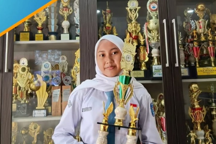 Ifes Amanda Priscilia Juara 3 Tilawah Remaja MTQH Tingkat Kota Cimahi Tahun 2025