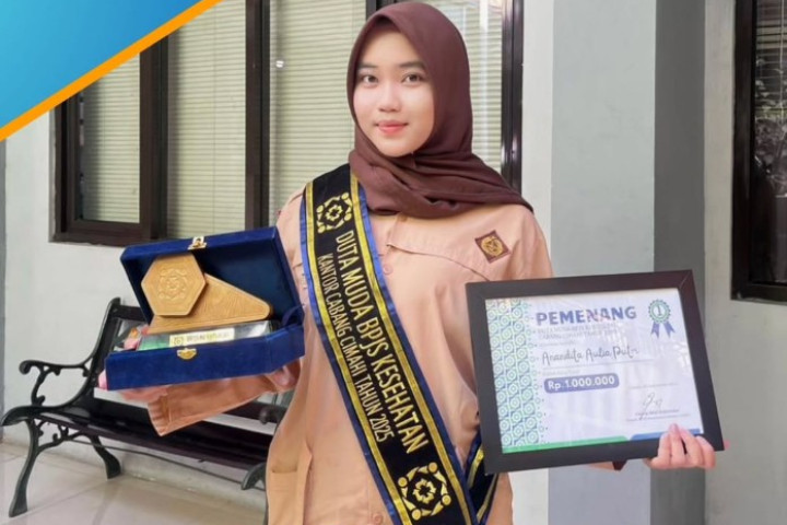 Anandita Aulia Juara 1 Duta Muda BPJS Kesehatan Cabang Cimahi Tahun 2025