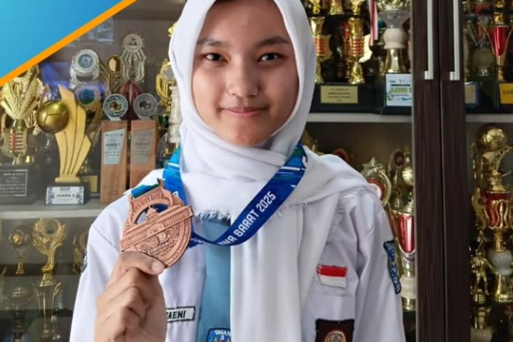 Intan Nuraeni Juara 3 Tenis Meja POPDA 2025