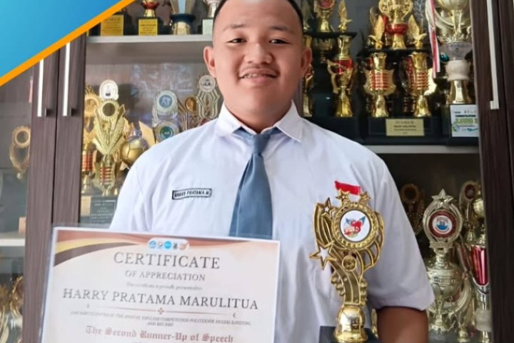 Selamat dan Sukses Harry Pratama Marulita Peraih Juara 3 Kompetisi AECP Bidang Speech 2025