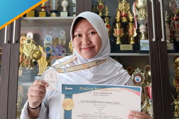 Selamat dan Sukses Destia Khairunnisa Nurul Azkia Peraih Medali Perak dalam Olimpiade Siswa prestasi di Bidang Kedokteran Tingkat Nasional 2025