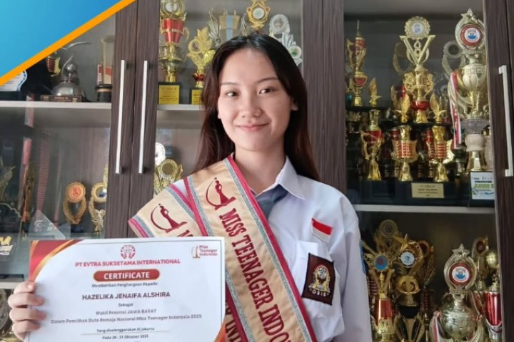 Selamat dan Sukses Hazelika Jeinafa Alshira Top 10 Miss Teenager Indonesia dalam kegiatan Miss Teenager Indonesia Most Sporty and Friendship 2025