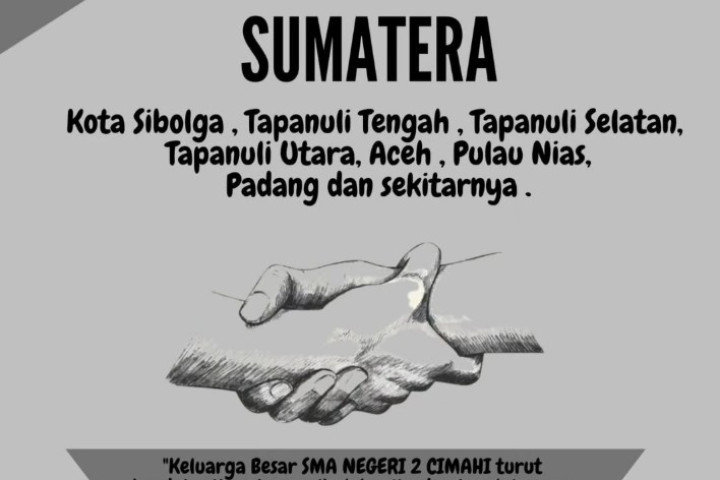 Keluarga Besar SMA NEGERI 2 Cimahi Turut Berdukacita Atas Musibah Banjir dan Tanah Longsor di Pulau Sumatera
